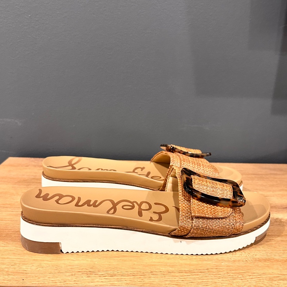 Sam Edelman Tan Slide Sandals